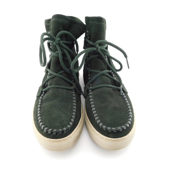 COUGAR Green Suede Waterproof Booties Sneakers 10 - Picture 2 of 8